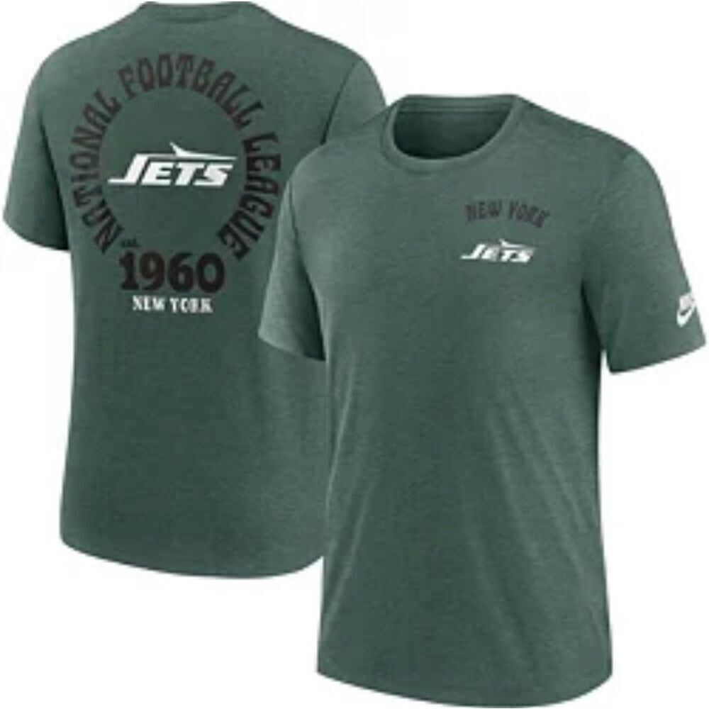 Nike NFL New York Jets Green Game Day Soft Mens T Shirt Size Medium New